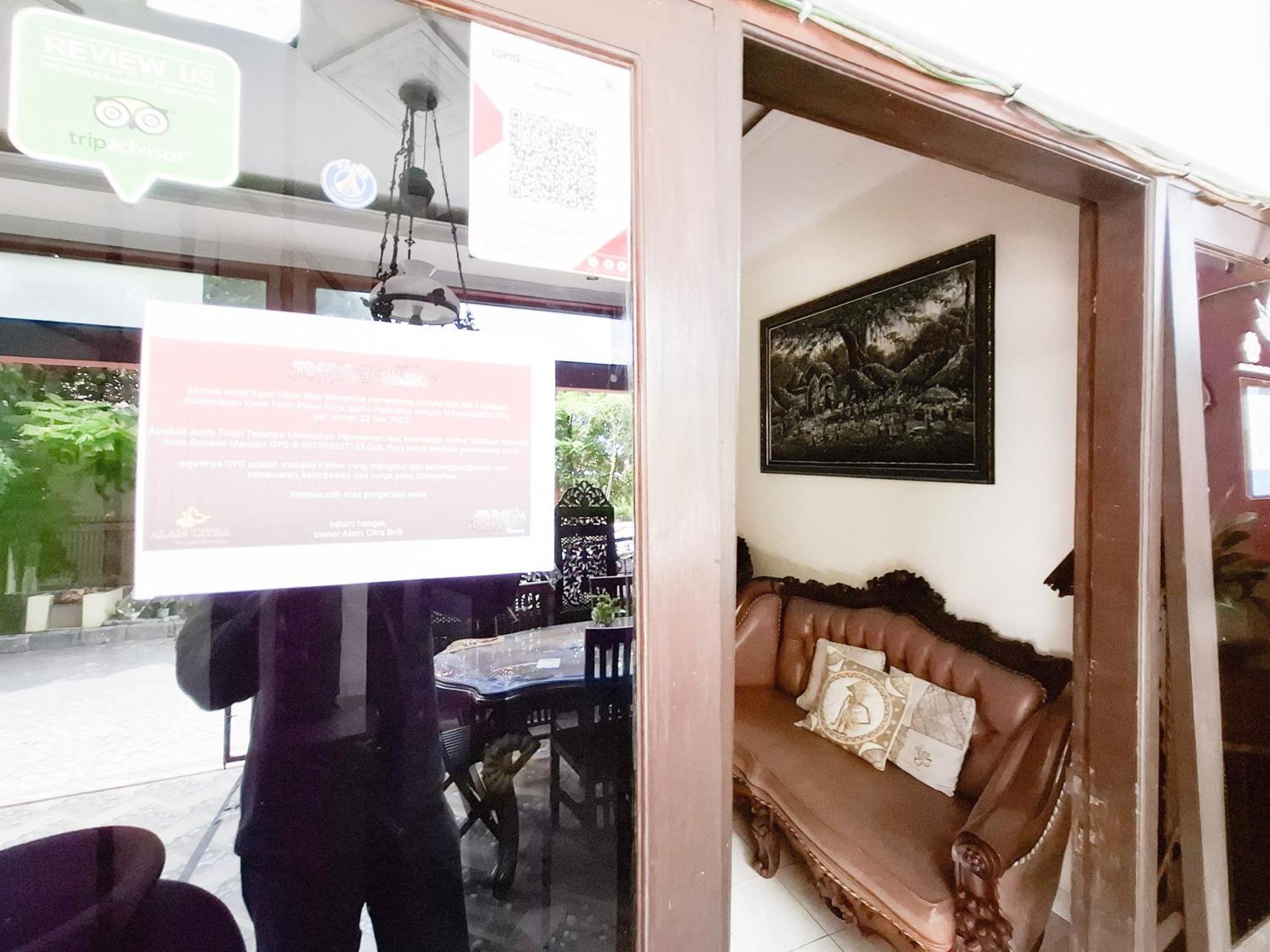 Alam Citra Bnb Mitra Reddoorz Gandok Exterior foto